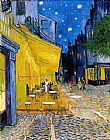 Vincent Van Gogh Canvas Paintings - The Cafe Terrace